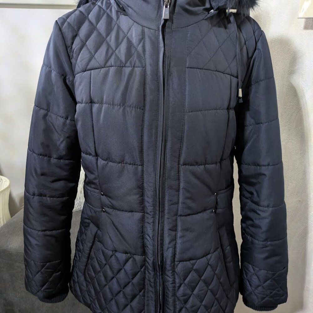 Women's Jacket ,Tag: Details International, Size M, Color Black or Deep Charcoal